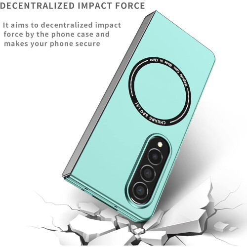 Θήκη Samsung Galaxy Z Fold4 5G, αντιπτωτική με ενσωματωμένη βάση στήριξης, σκληρό κάλυμμα 2