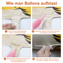 Folieballoner inspireret af dyreliv, genanvendelige balloner til fødselsdagsfestdekorationer, jungle-safari-tema af høj kvalitet, materiale i