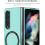 Θήκη Samsung Galaxy Z Fold4 5G, αντιπτωτική με ενσωματωμένη βάση στήριξης, σκληρό κάλυμμα 5