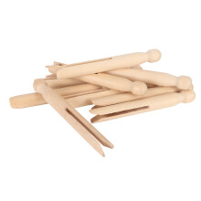 Wooden Yarn Winder 10Pcs Large Hollow Slot Strong Smoothing Storage Stick