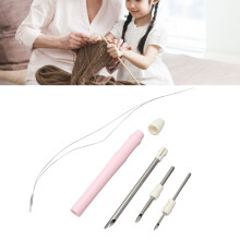 Versatile Punch Needle Kit 5mm 3.5mm 2mm with Ergonomic Grip for Crafting