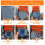 Mini Loom Machine 14 Hooks, 18 Colors, Portable, 7.7x8cm 4