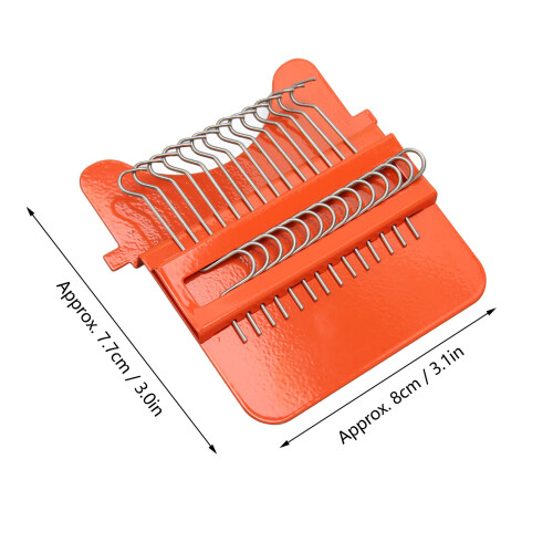 Mini Loom Machine 14 Hooks, 18 Colors, Portable, 7.7x8cm 1