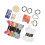 Mini Loom Machine 14 Hooks, 18 Colors, Portable, 7.7x8cm 15