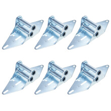 Set of 6 Garage Door Hinges Craft from Stainless Steel Includes