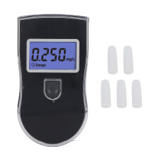 Portable Alcohol Tester, Upgrade Newest MEMS Sensor & Sound Warning for Professional Blood Alcohol Tester, High-Accuracy Digital Blue LCD Display