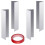Multifunctionele garagedeurafdichtingsstrips 4-delige 1