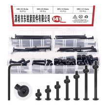 141Pieces Multipurpose Crib Assembly Hardware Includes Hex Drive