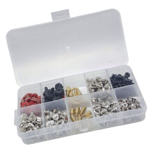 Compleet 380-delig schroevenassortiment Messing schroevenset