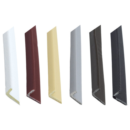 3meter Practical Cabinet Door Seal Strips L Shaped-Black 1
