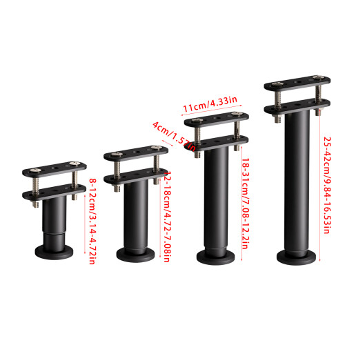 Pied de Support central sous le lit,-Hauteur 18 à 31cm 2