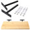 4/6/8pcs Heavy Duty Wall Mounted Folding Table Shelf Brackets-4 4
