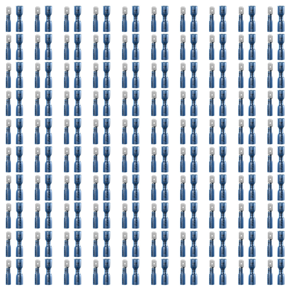 100Pieces Waterproof Heat Shrink Butt Connectors For Boats-Blue 7732000569395