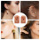Reusable Silicone Left & Right Dark Skin Tone Piercing Practice Ears, 7.5x5cm 6