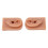 Reusable Silicone Left & Right Dark Skin Tone Piercing Practice Ears, 7.5x5cm 12