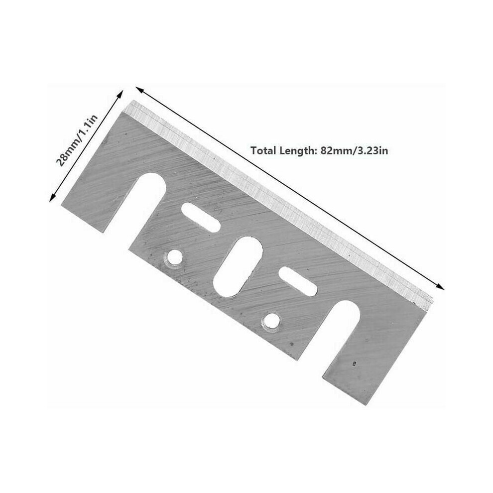 Tct Carbide Planer Blades, Replacement For Makita N1900b, Dewalt D26676, Bosch 1594, Ryobi, High Speed Steel 82X28x3mm Planer Blades For Hand-Held 9169997166487