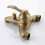 Retro Nostalgia Shower Set, Antique Brushed with Gravitying Brass, Solid Brass Construction for Modern Design (Double Lever Handle) 5
