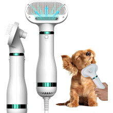 In 1 Pet Hair Dryer, Perfect Grooming Tool For Dogs Cats With Stainless Steel Slicker Brush And Adjustable Heat Setting, Compact Design For Easy