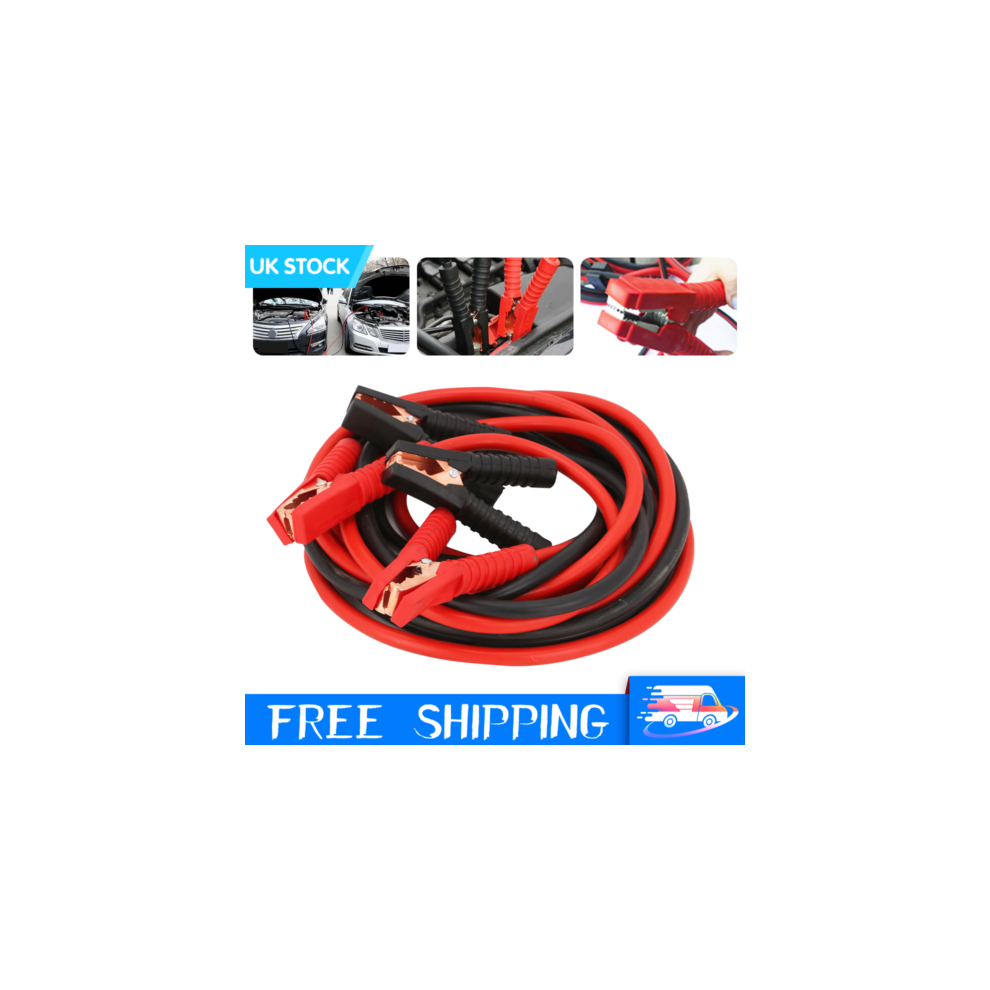 Professional Jumper Cable, Heavy Duty Booster With Copper Wire, 2000Amp, Battery Cable For Car And Van, Giant Alligator Clamps, Wide Applications 9173940245228
