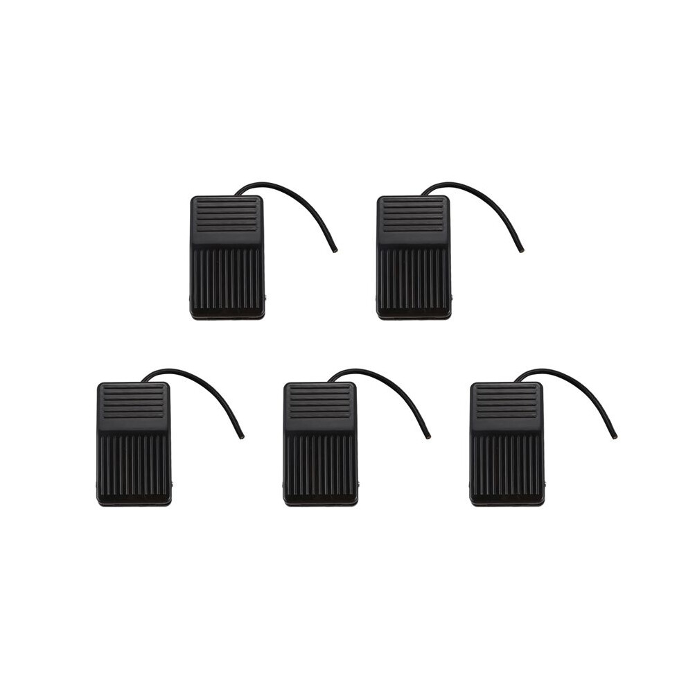5X 220V 10A Spdt Nonslip Plastic Momentary Electric Power Foot Pedal 4713014740850