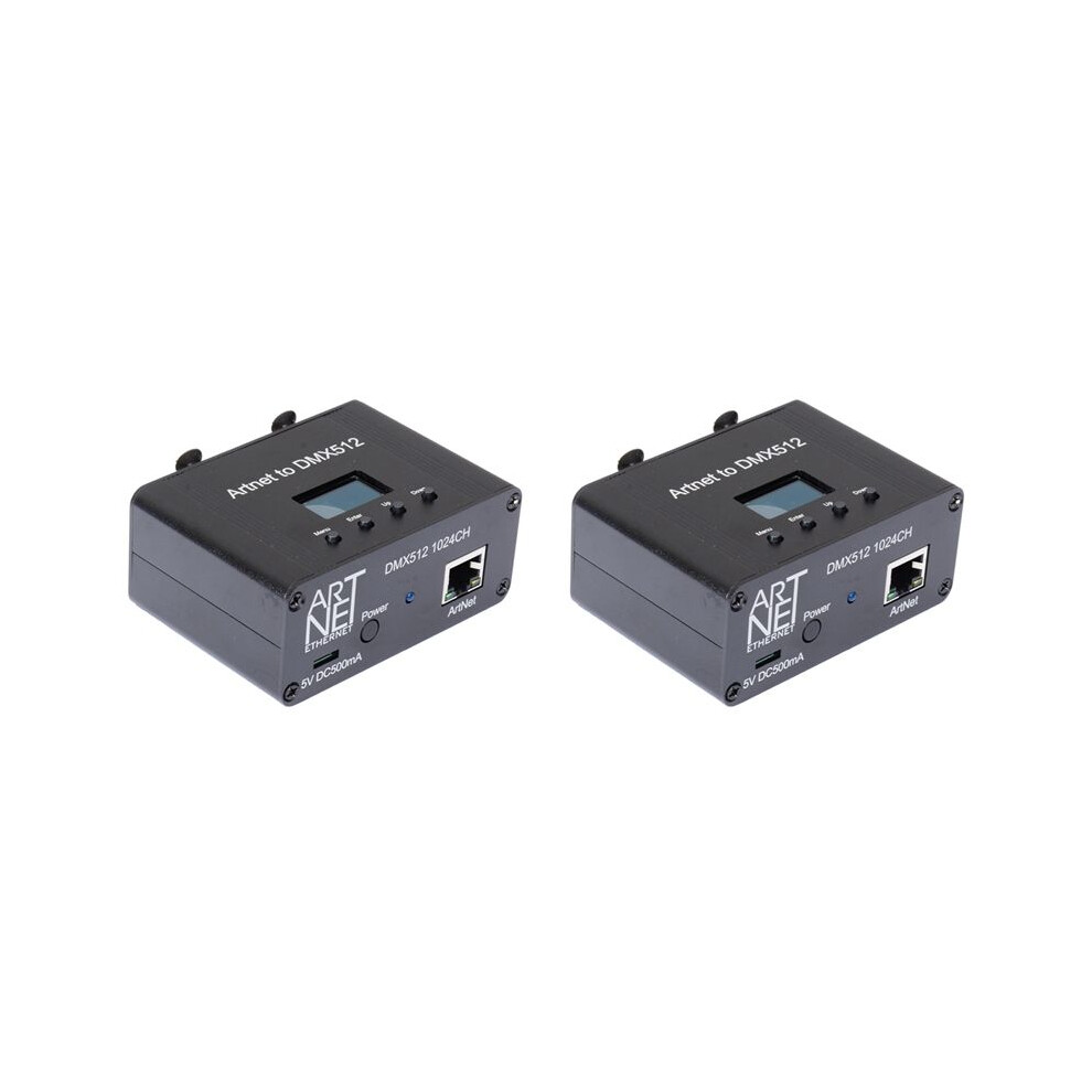 2X Artnet Dmx 512 Ethernet Lighting Controller Interface,2 Universe 4713495152388