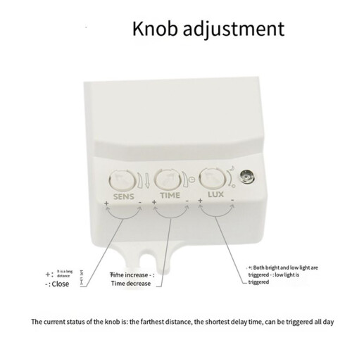 5.8GHz  Microwave  Motion Sensor  AC85-265V Intelligent Human Body Sensor  Motion Light 1
