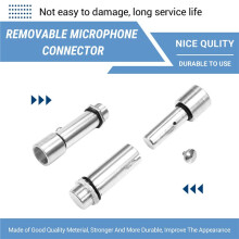 Conector de Micrófono Extraíble Abrazadera para Micrófono Accesorios de Soporte Accesorios para Instrumentos Musicales