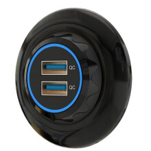 Carregador de Carro Carregador Rápido 30W Carregador de Telefone de Carregamento Rápido para Carro Carregador USB Tomada de Carro Dupla QC3.0