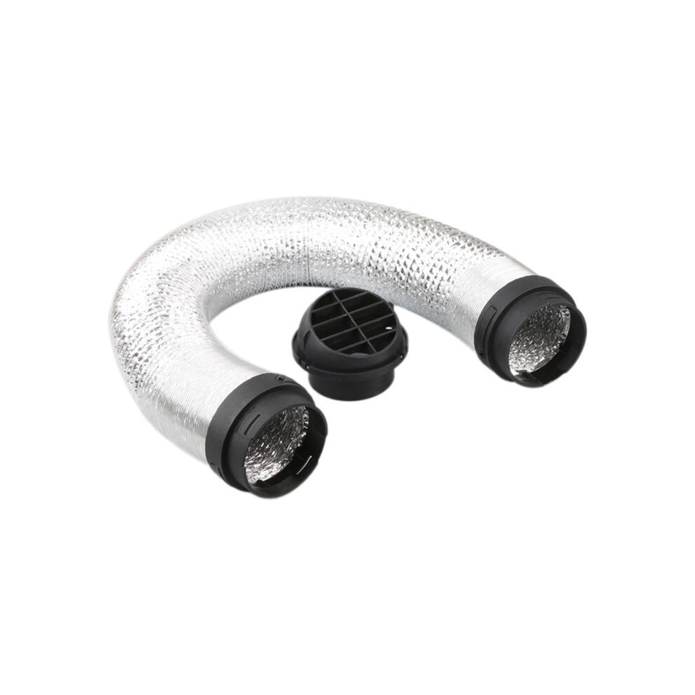 75Mm Car Auto Heater Pipe Duct Warm Air Outlet Vent Hose Clips Set For Webasto Eberspacher Propex Parking Heater 4711122537478