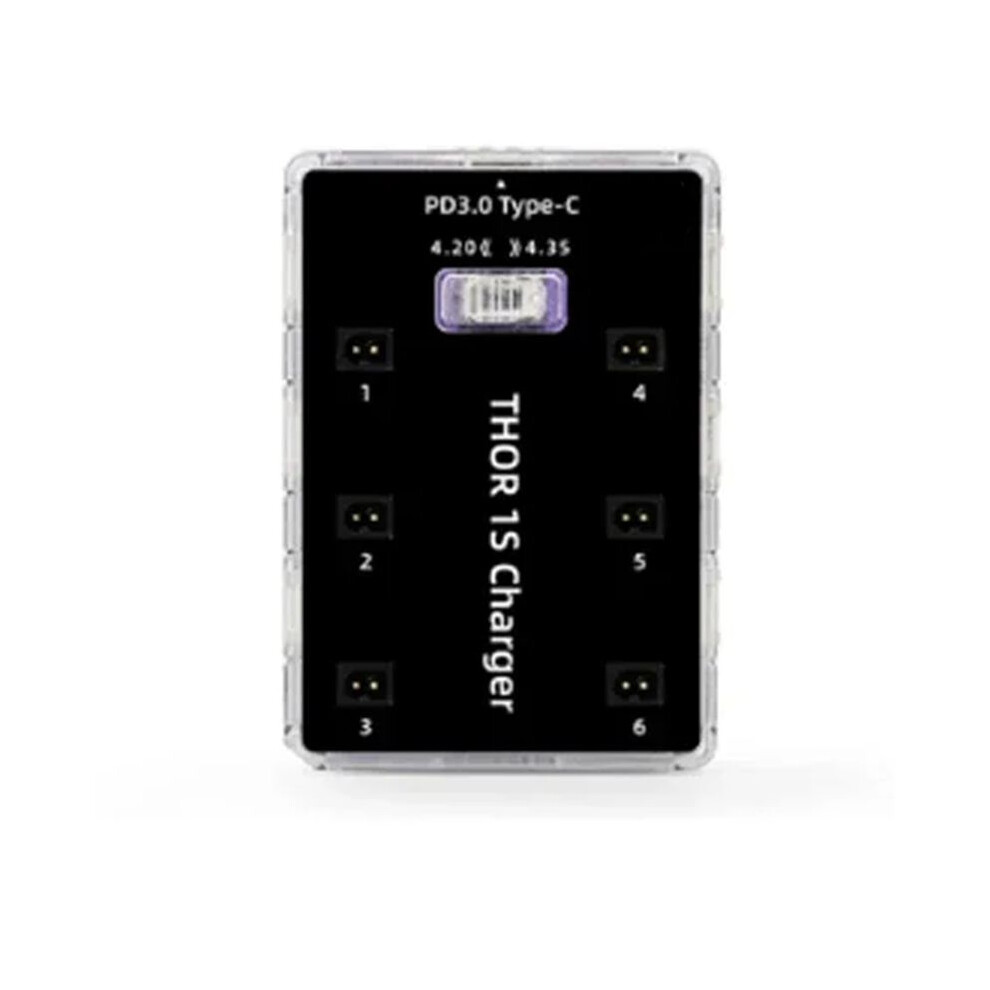 1S Charger V2 6 Port Max 65W For Ph2.0 Mx2.0 A30 Bt2.0 Plug 4.2V 4.35V Lihv 1S Lipo Battery 4713503583296