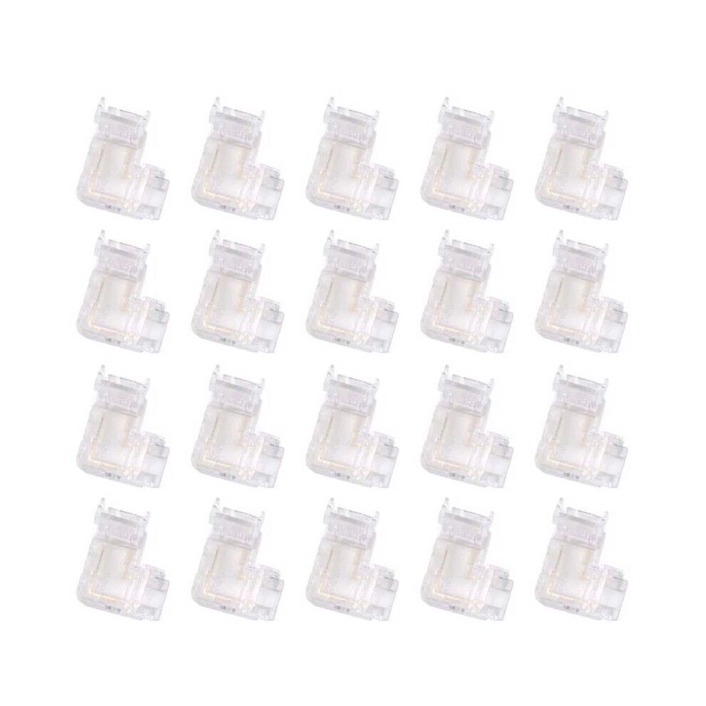 Led Light Strip Connector Right Angle Connector Cob Rgb Light Strip 90 Degree L Shape 8Mm 6033488629443