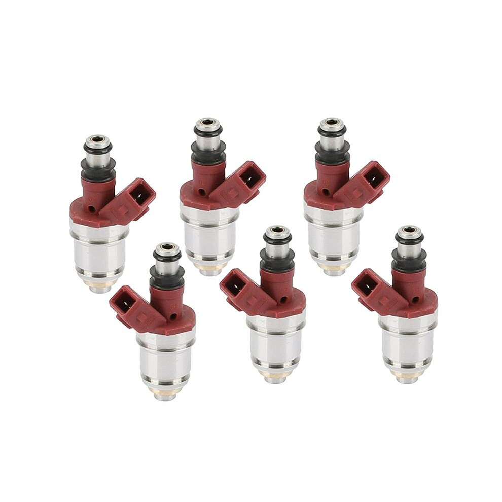6Pcs Car Fuel Injector For Patrol Y60 Leopard 2030 Tb42 Pickup D21 2.4L I4 1990-1995 16600-86G01 16600-86G00 4713283240440