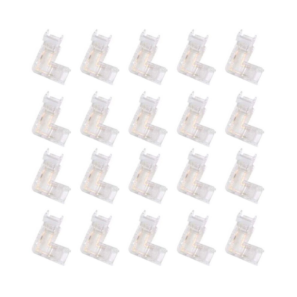 Led Light Strip Connector Right Angle Connector Cob Rgb Light Strip 90 Degree L Shape 5Mm 4712807529429