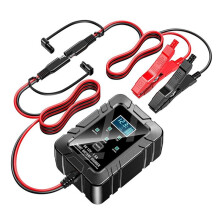 6V 12V 1.5A Car Battery Maintainer Battery Trickle Charger for RV Car Truck Motorcycle Fast Charger EU Plug