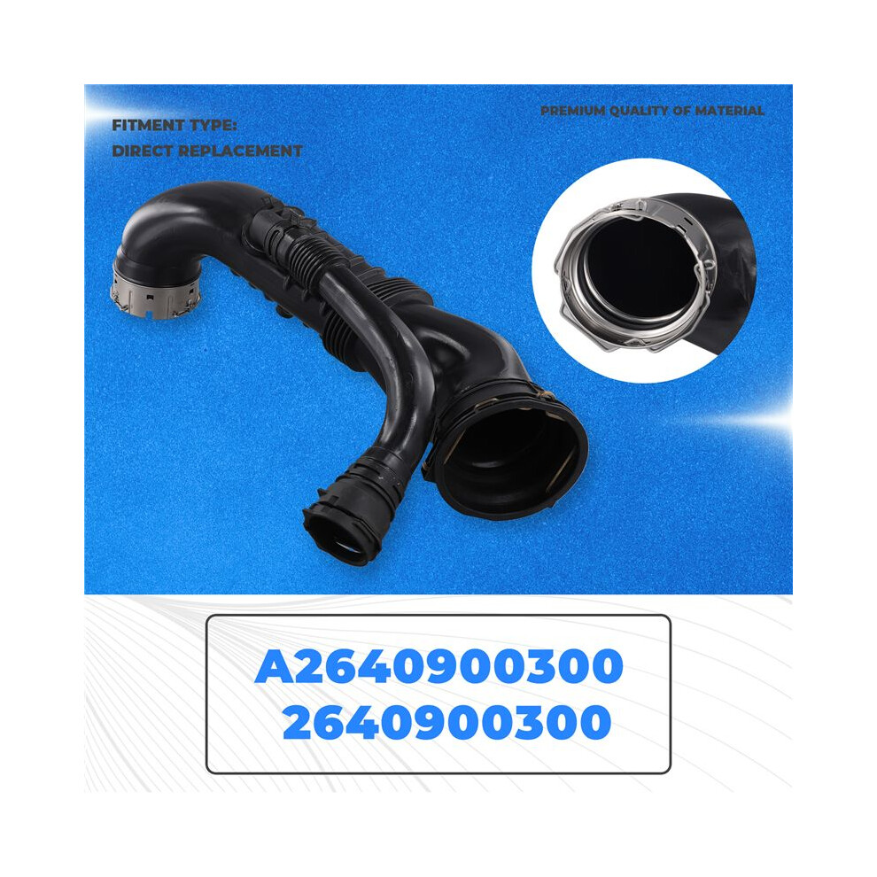 For C300 W205 2019-2021 2.0L Rwd Front Air Resonator Tube Hose Pipe A2640900300 Light 6032264027282