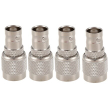 4X TNC Male Plug to BNC Connector Jack Female M / F Coaxial Connector RF Adapter Cable
