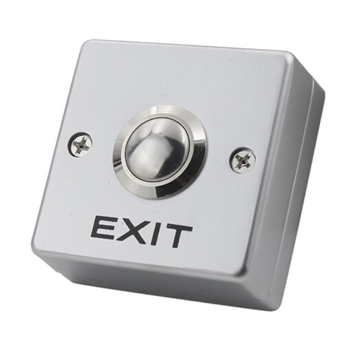 Access Control  with Bottom Box Normally Open Self-Reset Exit Button for Access Control System