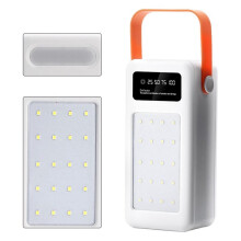 Obudowa Akumulatora 18650 z 35 Gniazdami i Latarką LED do Przygód na Świeżym Powietrzu Ładowarka USB 22,5 w PD QC3.0 (Bez Akumulatora)