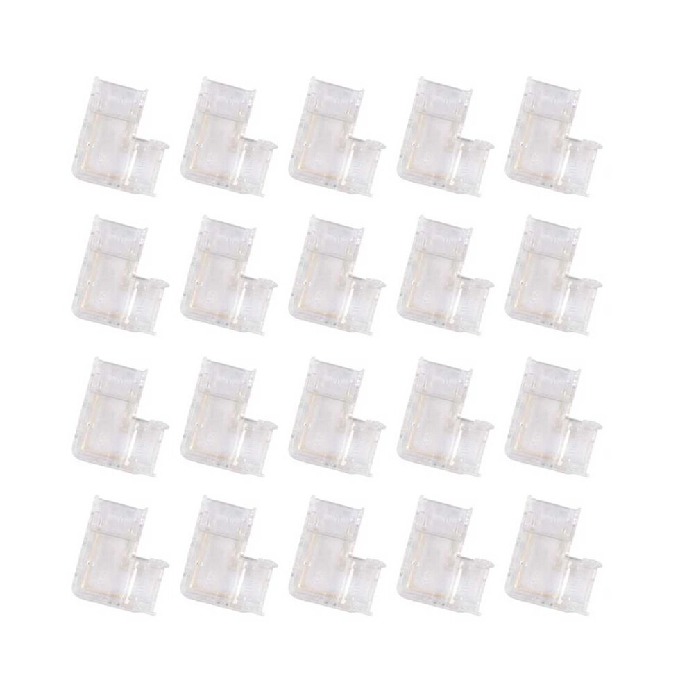Led Light Strip Connector Right Angle Connector Cob Rgb Light Strip 90 Degree L Shape 10Mm 6032610463924