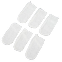 Baby Dental Care 6pcs Gauze Finger Cover Oral Hygiene Soft Tongue Cleaner