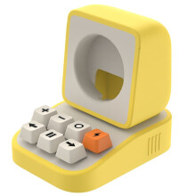 Desktop Holder for Watch Series 10 9 8 7 6 SE 42 46mm Charger Stand Ultra 2 1 49mm Charging Base for Iwatch 3 2 1 Yellow
