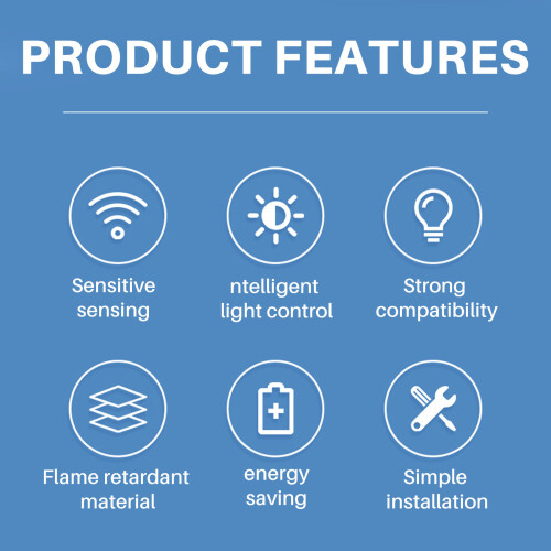 PIR Infrared Motion Sensor  220V Auto Control LED Lamp Lighting   Body Induction Detector 2
