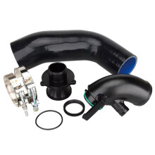 Turbo Muffler Delete + Turbo Inlet Elbow + Silicone Hose for S3 A3 Gli R MK7 1.8T 2.0TTsi EA888 MQB
