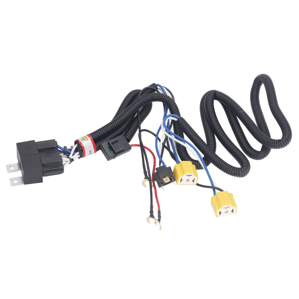 High Temp Resistant Ceramic Socket H4 Relay Harness 7X6 Kit 9321370320521