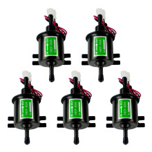 5X Bomba de Combustible Eléctrica Universal de Servicio Pesado de 12V Bomba de Combustible En Línea HEP-02A