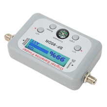 Rechercheur de signal satellite numérique avec boussole et sonnerie 950-2150MHz pour DirecTV