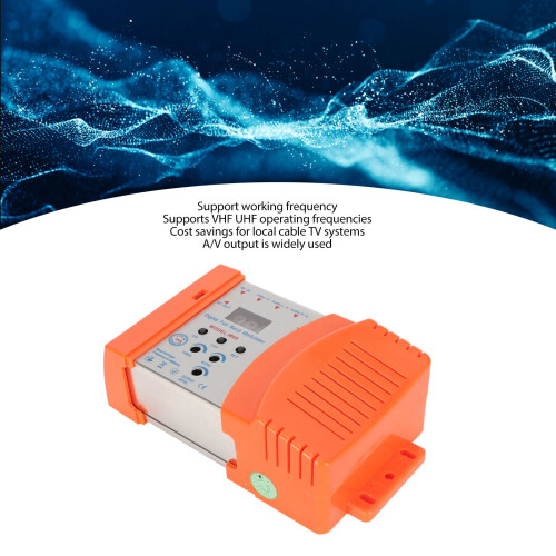 Modulo vidéo AV vers RF, support VHF/UHF PAL NTSC, écran numérique, prise EU 2