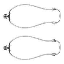 Packung mit 2 multifunktionalen Lampen-Harfen-Sets,-Silber 1