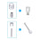 Elegant Ceiling Canopy Set Ceiling Canopy Mounting-White 7