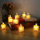Ensemble de 24 bougies chauffe-plat LED-Pas de support de base 6